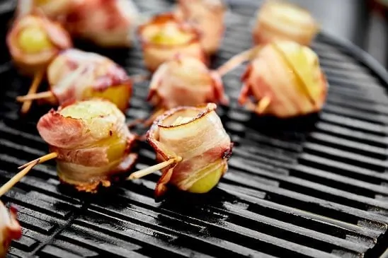 Patate alla griglia con bacon
